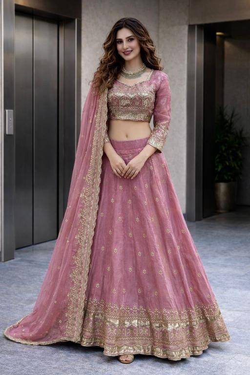 NEW Launching Designer SSC 703 Silk Pink Bridal lehenga choli in Hyderabad